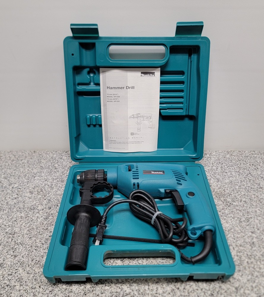 Makita HP1501 9/16" Corded Variable 2-Speed Hammer Drill