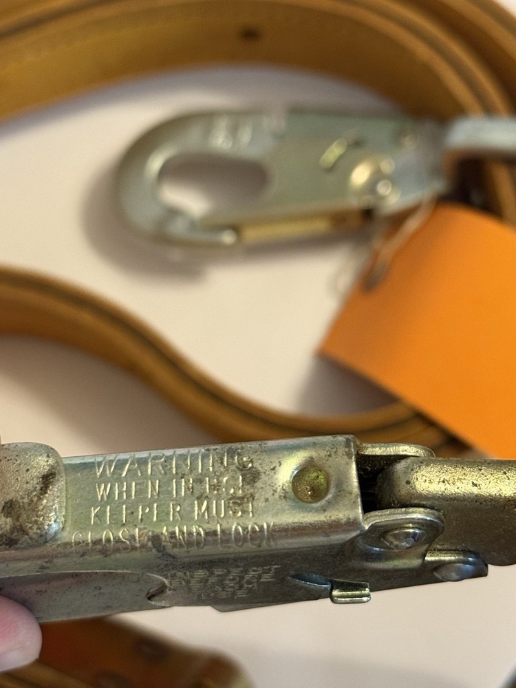 Bashlin 78C-2L 78" Leather Linemen Pole Strap