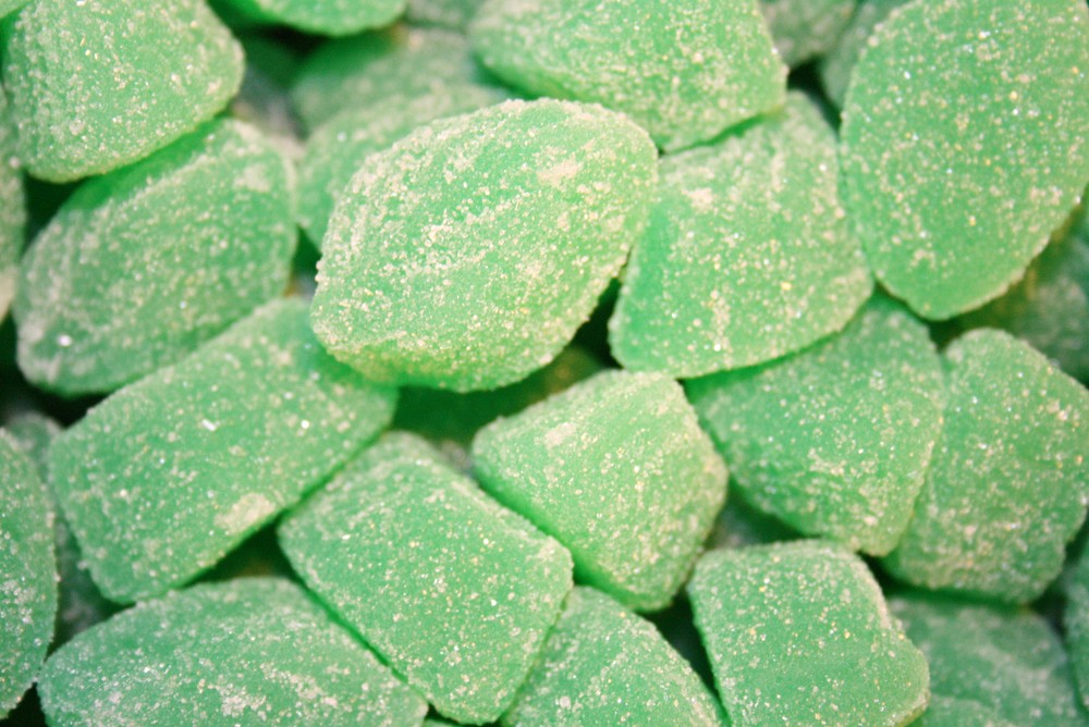 SPEARMINT LEAVES CANDY, 2LBS