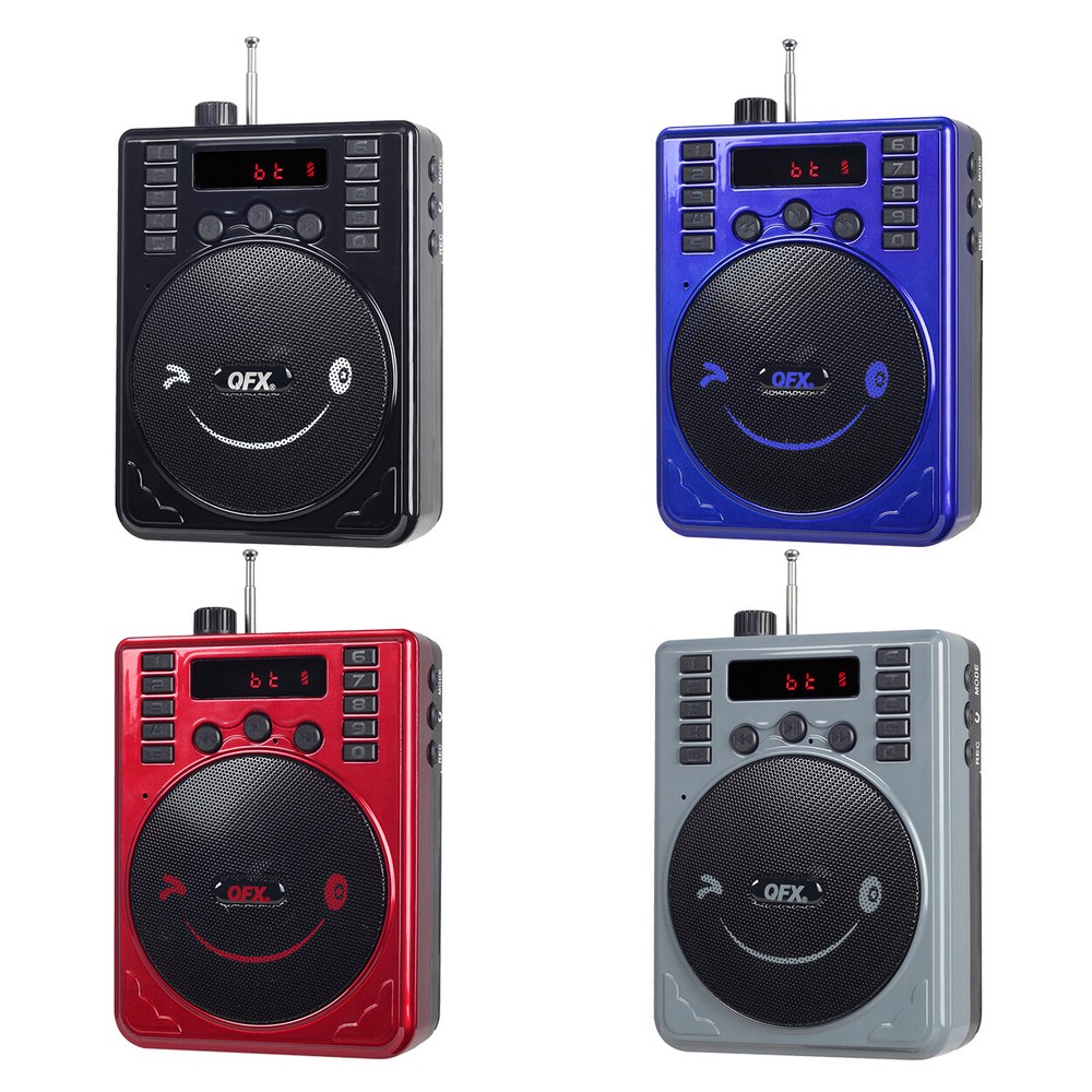 QFX BT-92 Rechargeable Mini PA Speaker +Bluetooth +USB/SD/FM +Microphone/Headset