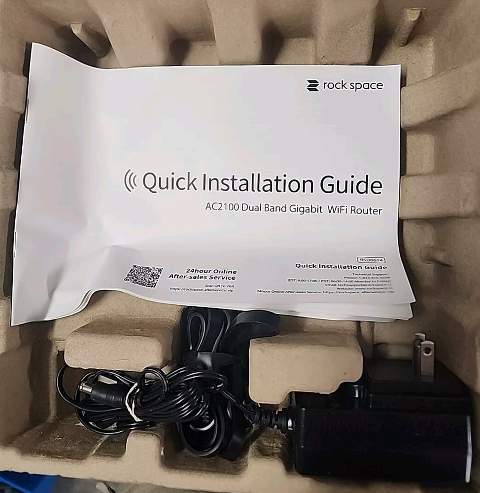 Rockspace AC2100 Dual-Band Router, Black (RSD0614)