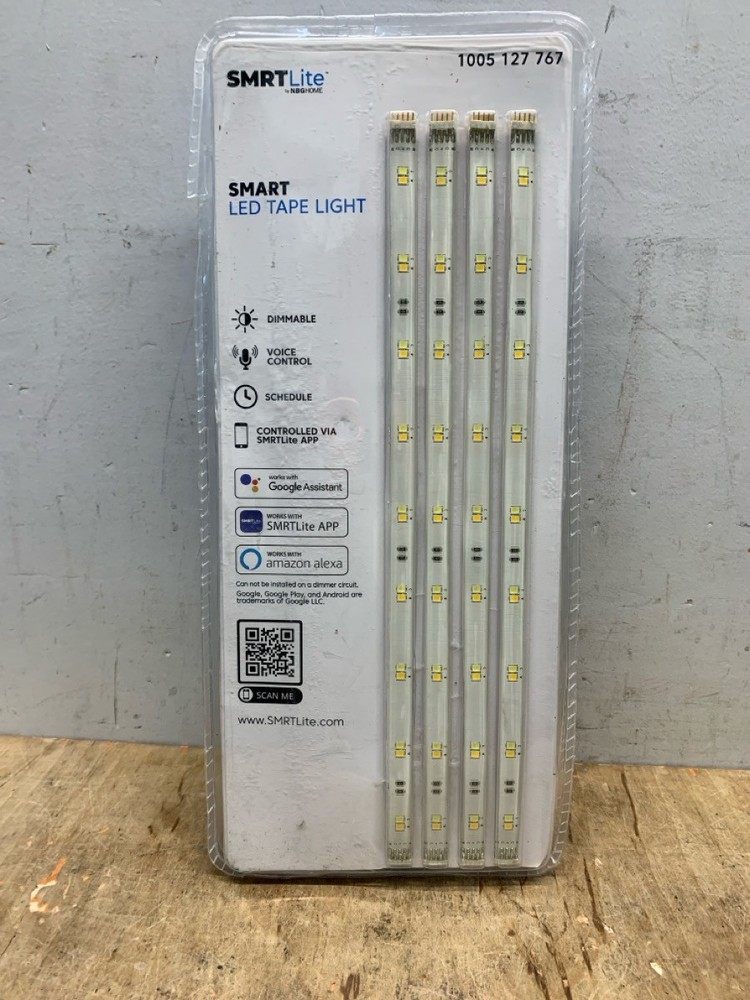 SMRTLite by NBGHome SMART LED Tape Light 4 x 12" (E10022030)