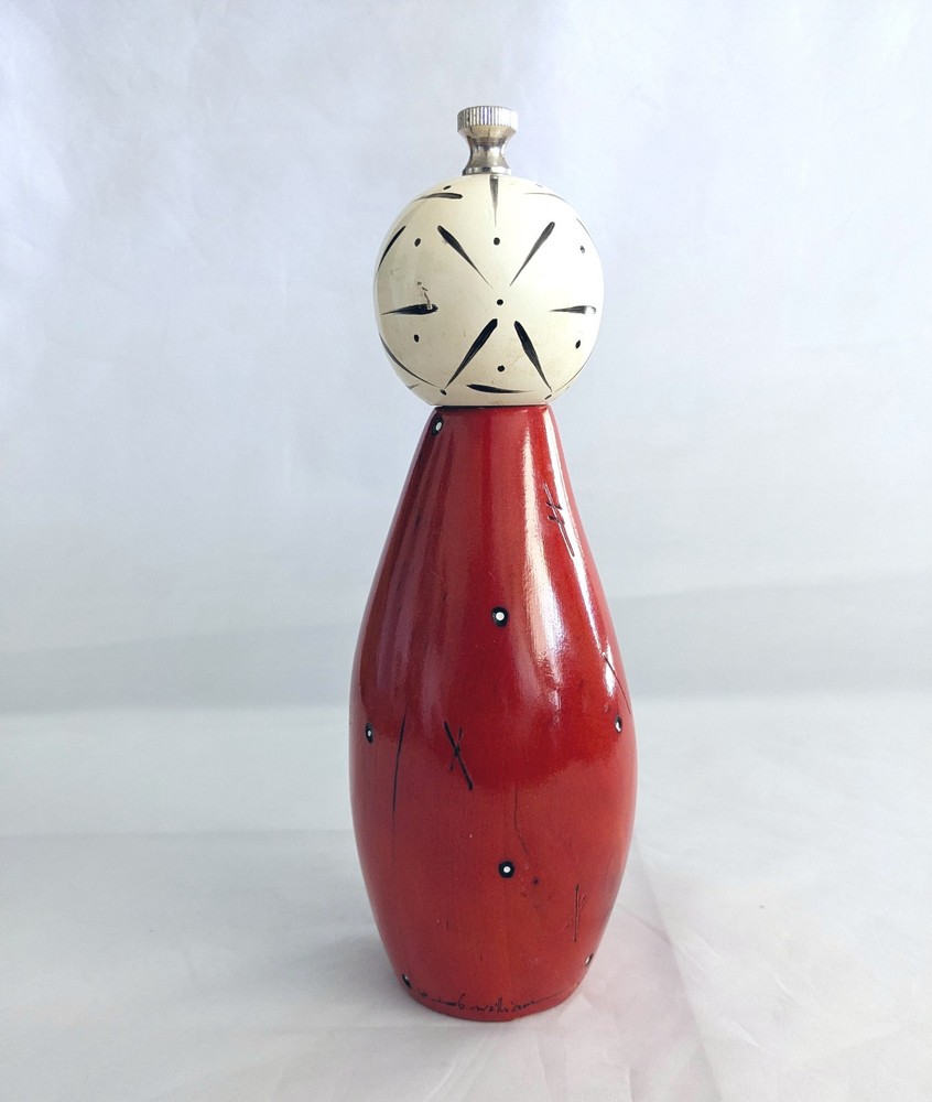 Robert Wilhelm William Bounds PepArt Pepper Mill Grinder Signed 2003 Postmodern