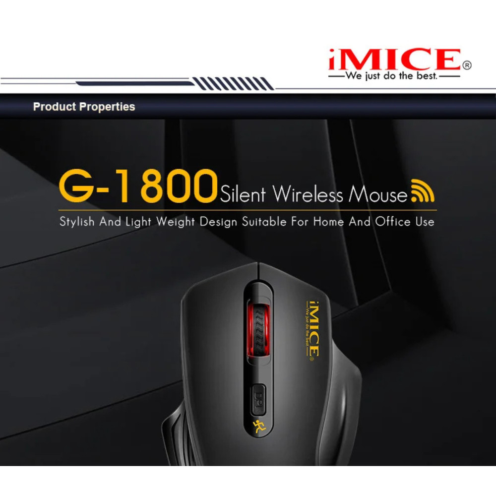 Wireless Silent Mouse 2.4G USB Battery Optical Tracking Computer Mouse Receiver