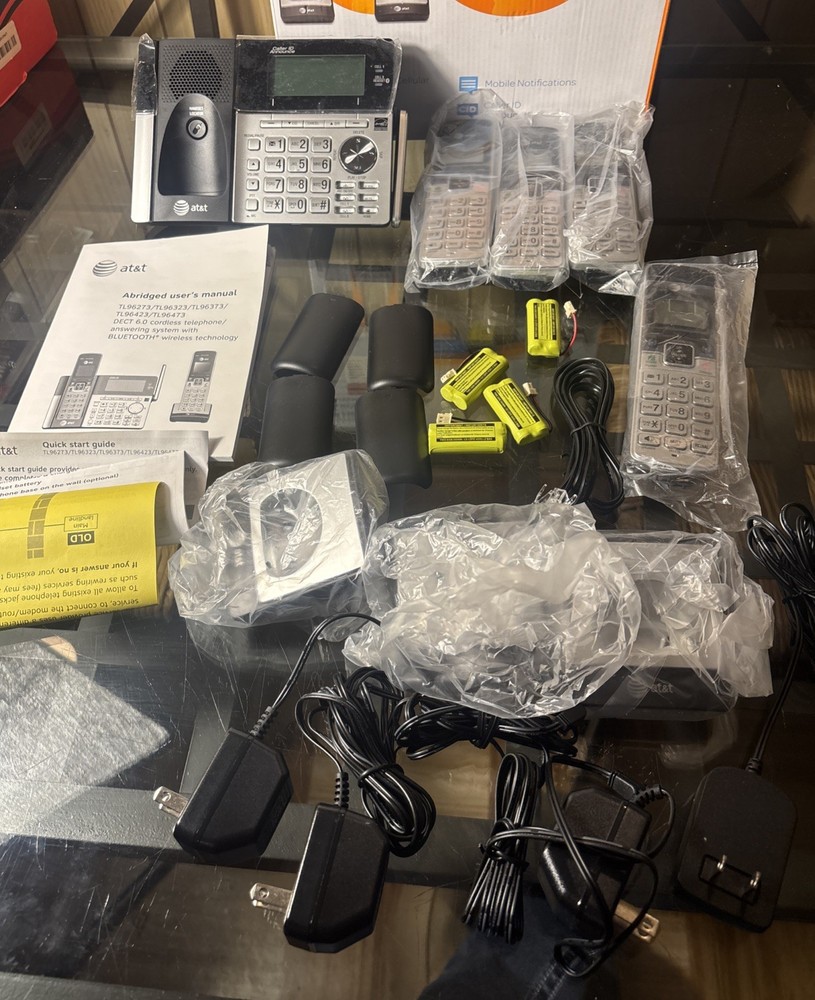 4 Handset Connect To Cell Answering System TL96423