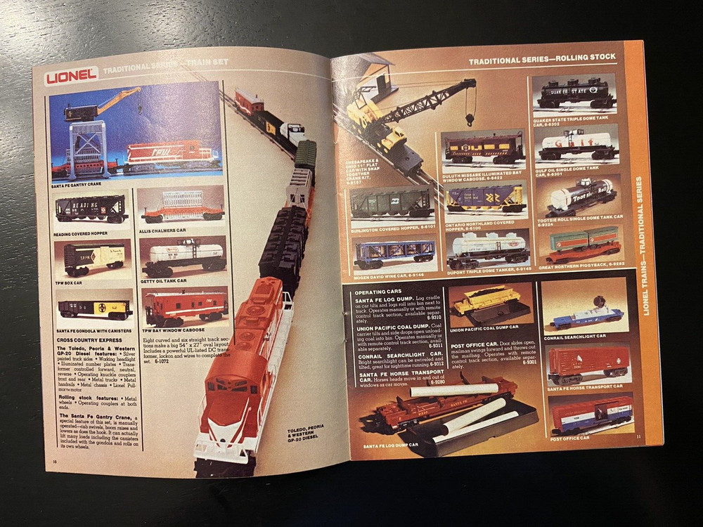 1981 LIONEL TRAINS CATALOG-RARE EDITION
