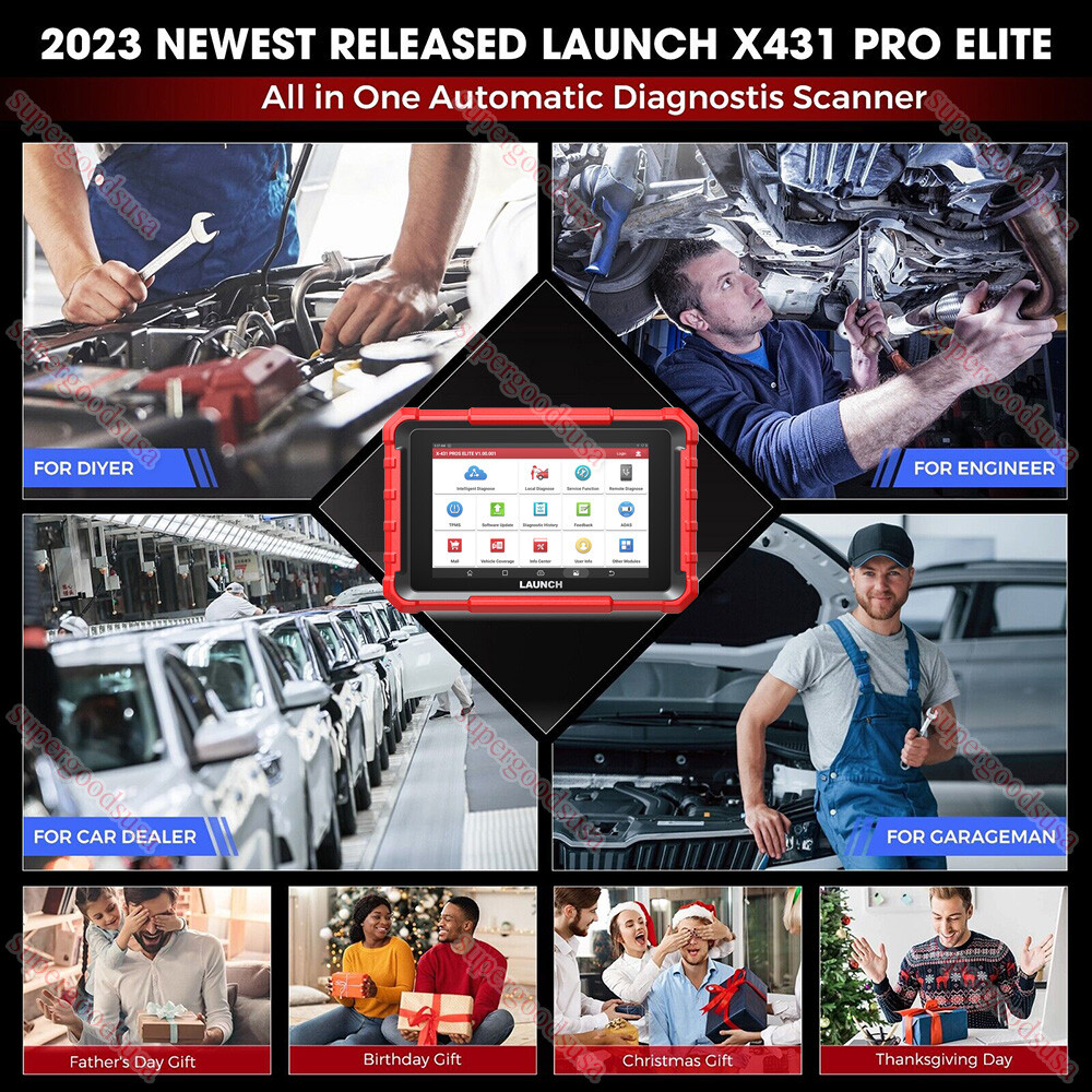 2025 LAUNCH X431 PRO Elite V + PRO5 OBD2 Scanner Car Diagnostic Tool Key Coding