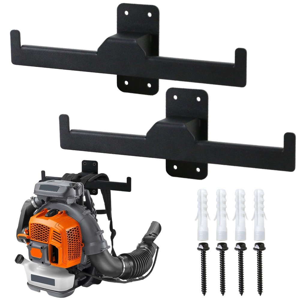 PACEWALKER Backpack Leaf Blower Hanger, Storage Tactical Gear 2 Pack, Black