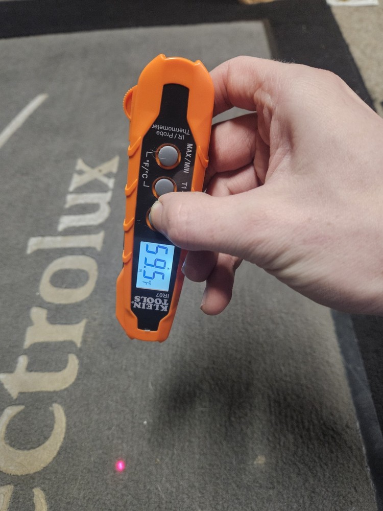 Klein Tools IR07 Dual Infrared and Probe Thermometer with Laser Pointer