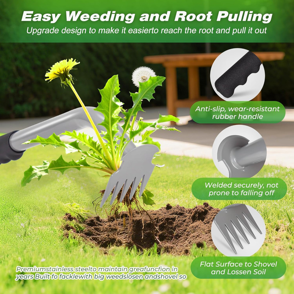 Weed Puller Tool, Portable Garden Weed Pulling Tool,Upgraded Durable Garden Weed