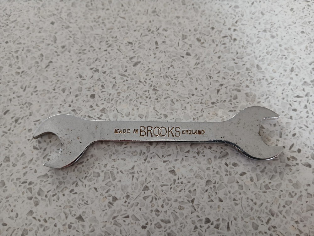 Vintage Brooks Bicycle Open Ended Spanner Made In England