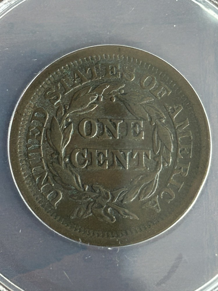 1851 Large Cent - ANACS VF30