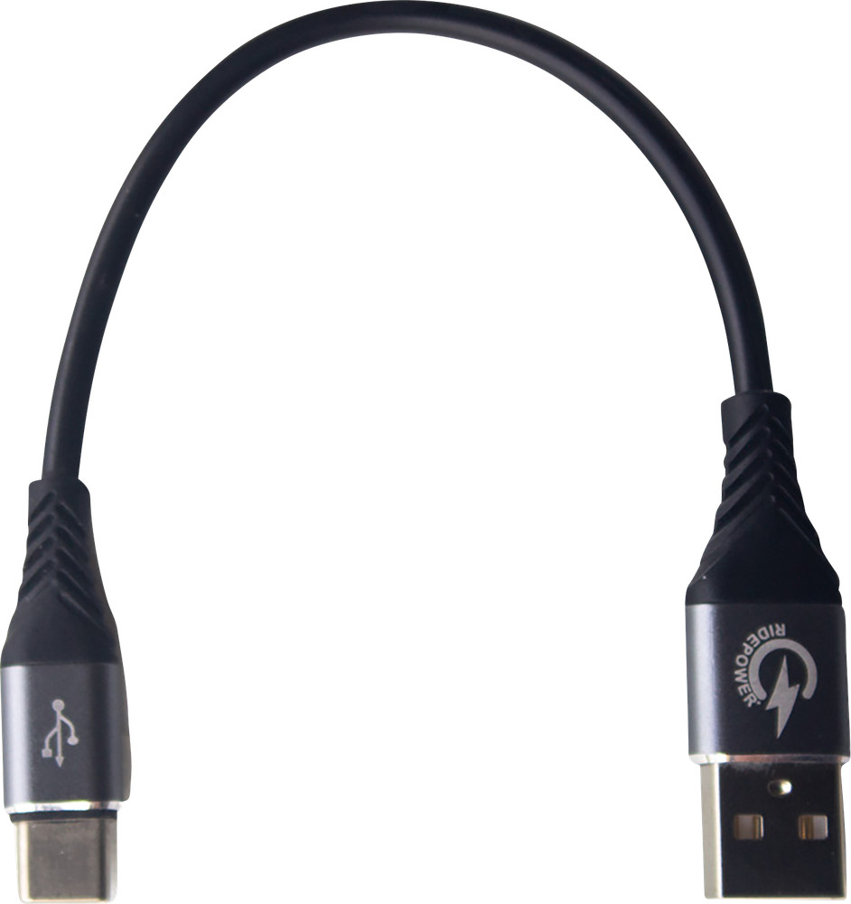 RIDE POWER Phone Charging Adapter Cable 7.5" #RPUSBUSBC75
