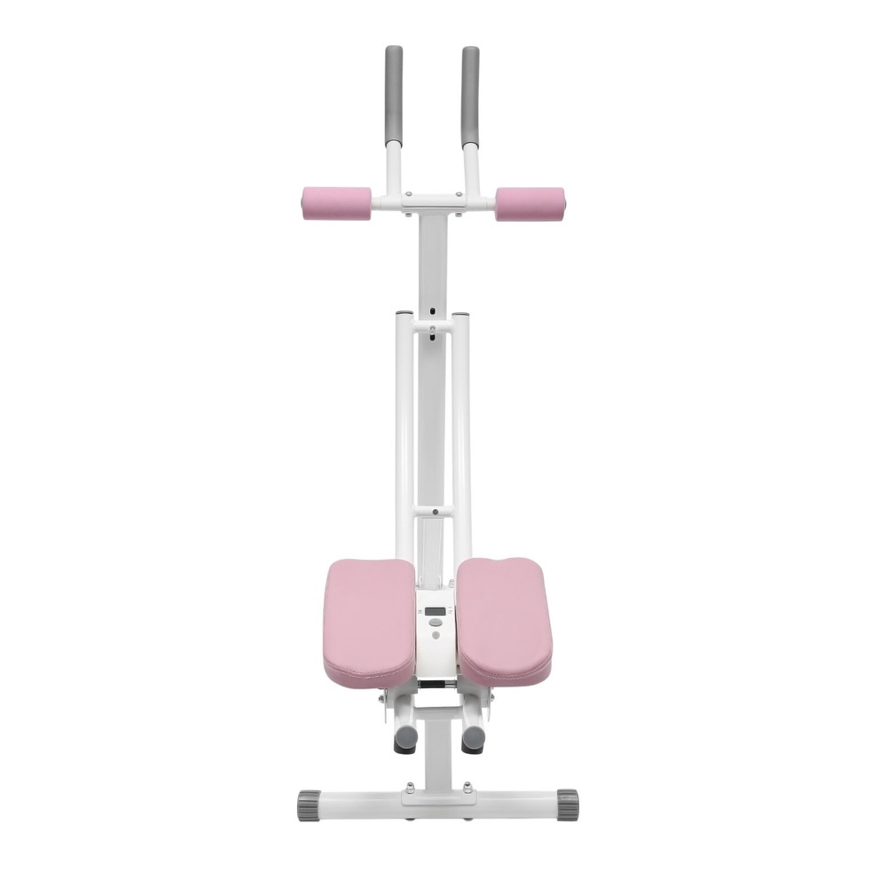 Foldable AB Machine AB Cruncher Abdominal Workout Sit Up Bench Core Toner Shaper