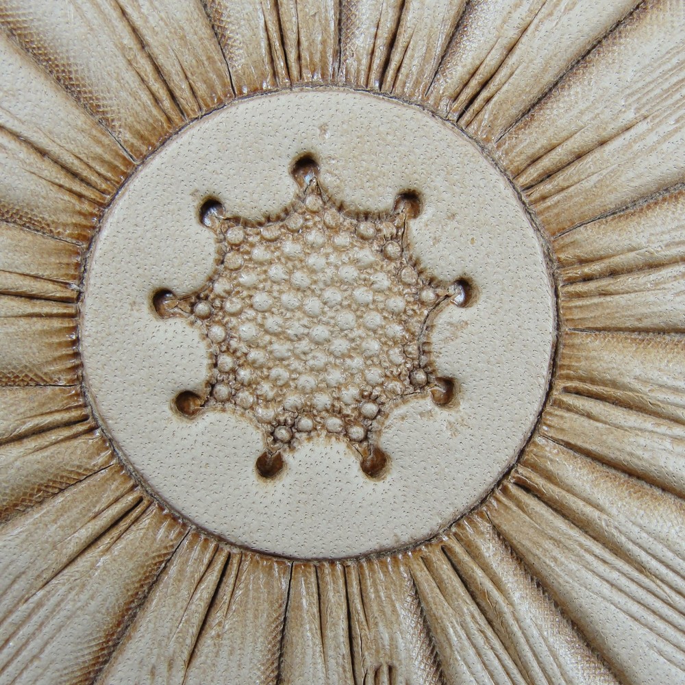 Leather Stamping Tool - #B893 Coarse Lined Beveler Stamp