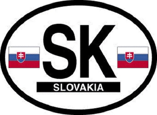 Slovakia Flag Sticker - New in package