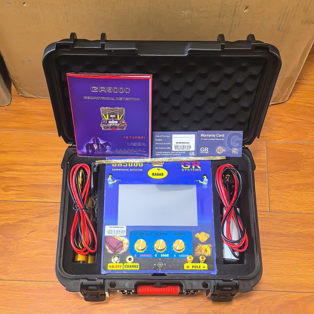 7-inch Touch Screen High-end Long Range Radar Geophysical Detector GR5000