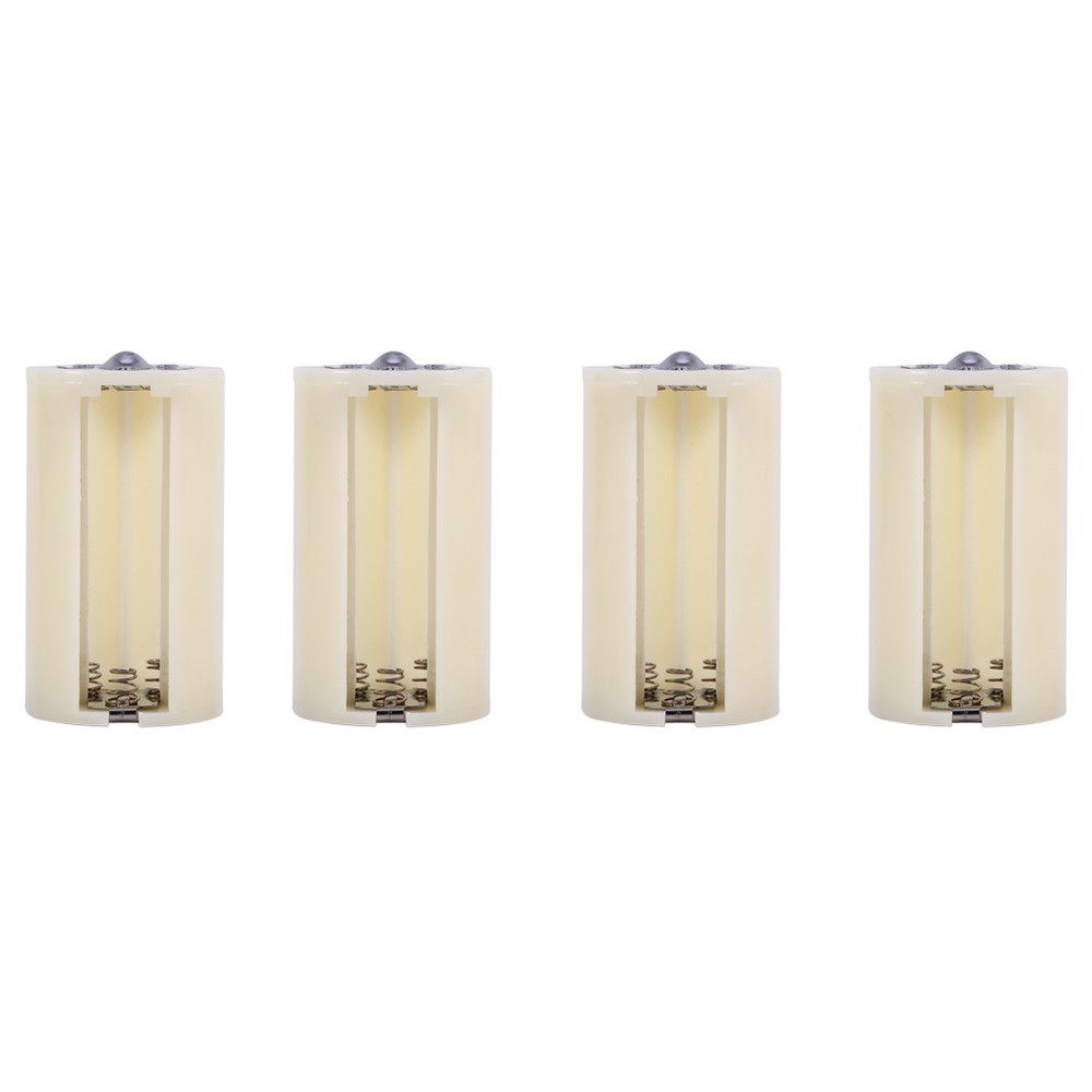 4pcs Universal 3 AA To D Size Parallel Battery Convertor Adapter Holder Cases Bo