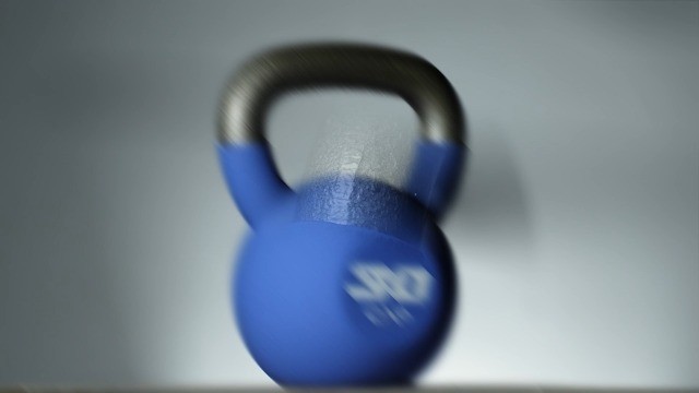 Cast Iron Kettlebell - Coated Finish, Single & Set Options, Multiple Weights Ava