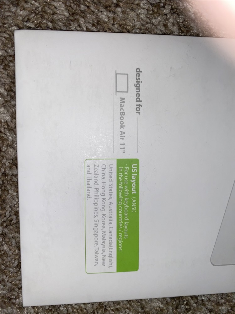 Moshi Clearguard 11 Keyboard Cover