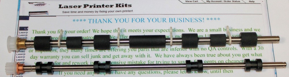 APPLE LASERWRITER PRO 16/ 600 630 EXIT DELIVERY ROLLERS PREMIUM QUALITY ISO9001