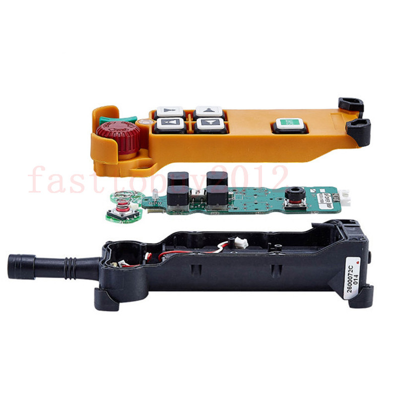 Industrial Wireless Radio Remote Control Hoist Crane Transmitter+Receiver 2 Step