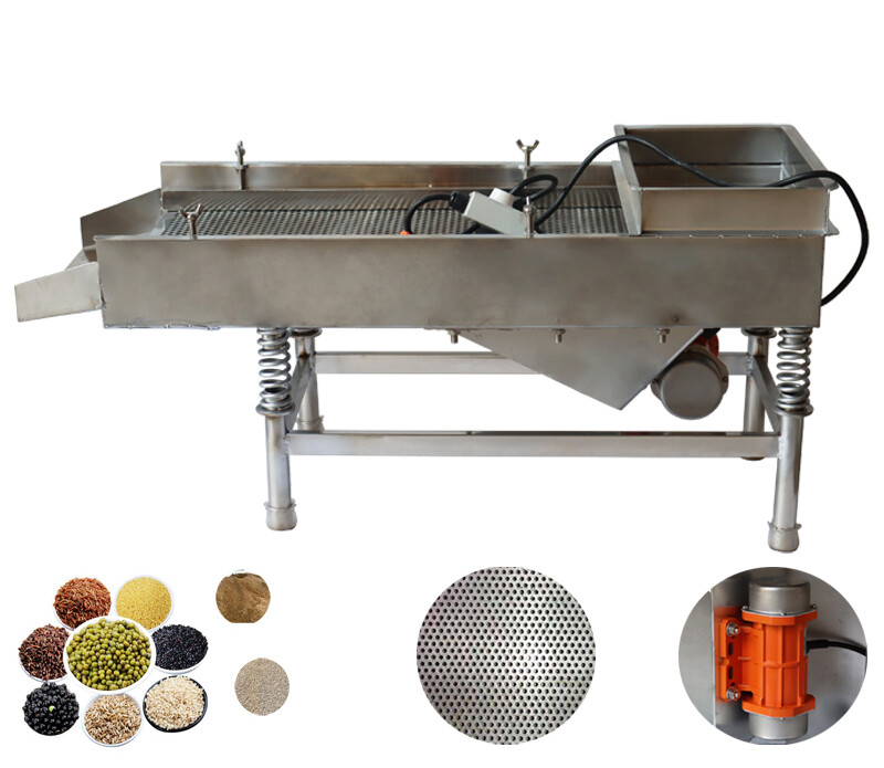 INTBUYING® Linear Vibrating Screen w/ 3mm Screen Cereals&Gravel Shaking Device