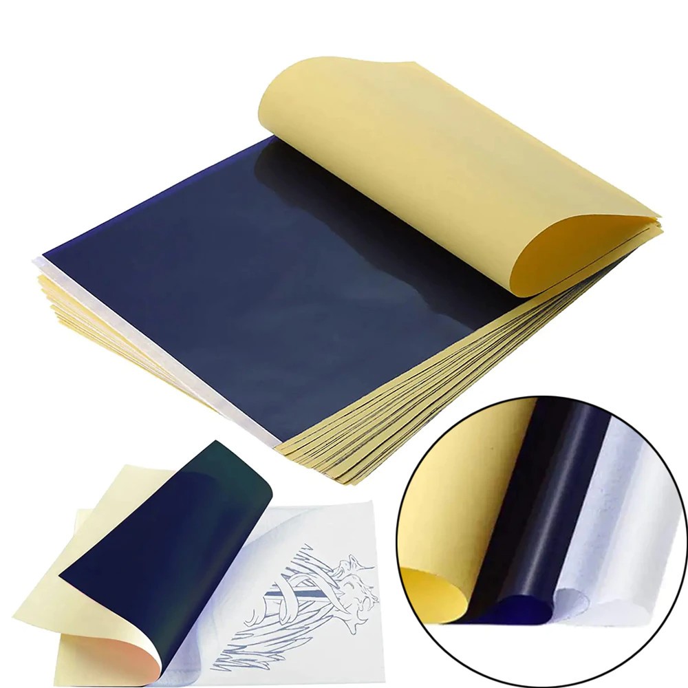 4 Layer Tattoo Stencil Paper A4 20-200 Pack Clear Transfer for Thermal/Hand