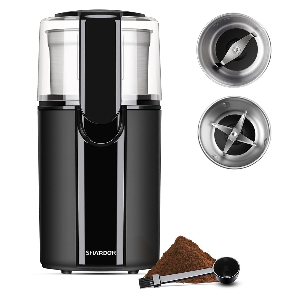 Coffee Grinder Electric, Spice, Herb, Grinder for Coffee Bean Spices and Seed...