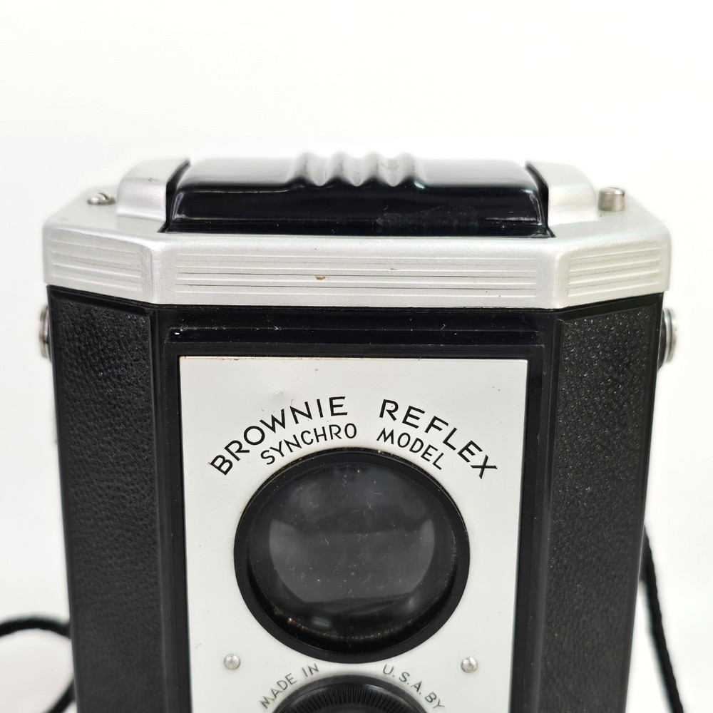 Kodak Brownie Reflex Synchro Model Camera In Original Box