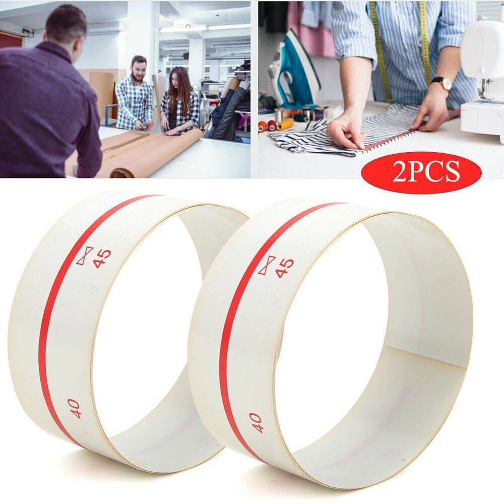 2PCS Nylon Professional Knitting Machine Needle Ruler Knitter Accessory