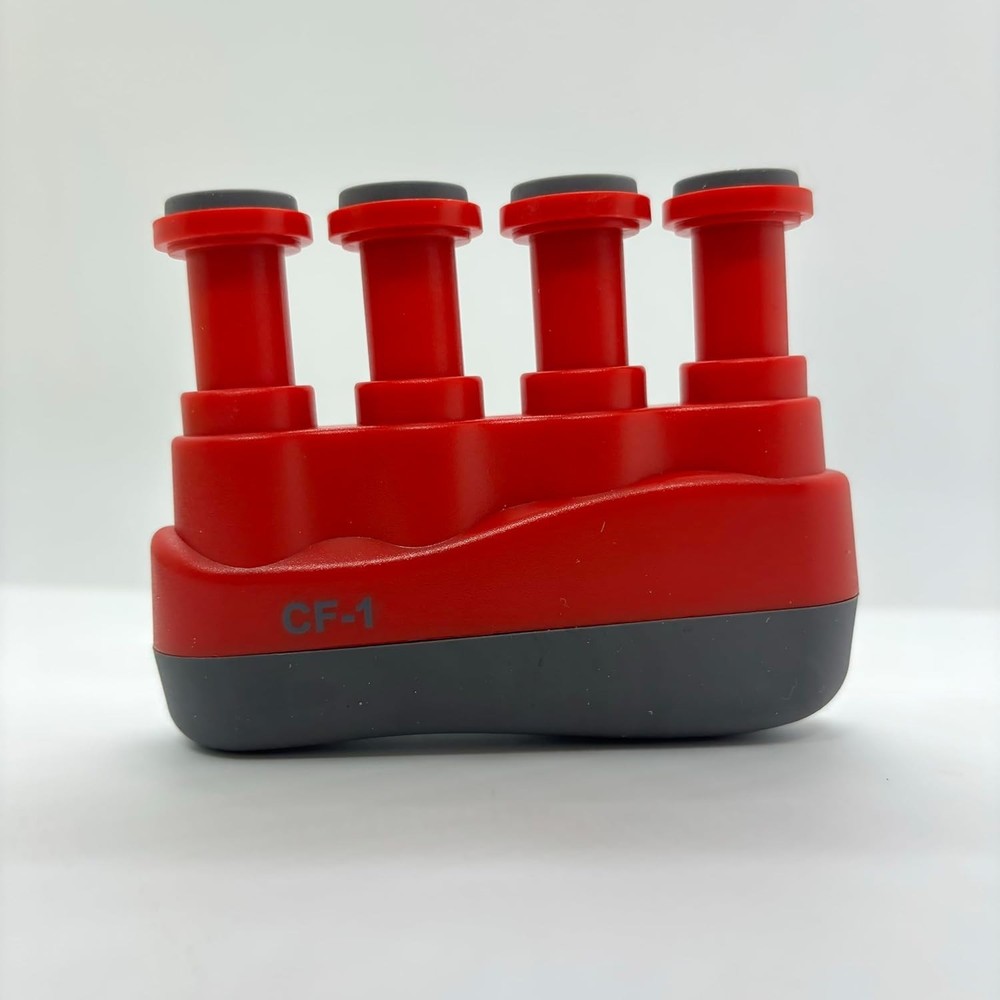 Hand Grip Trainer for Musicians - Boost Finger Strength & Flexibility, Red Color