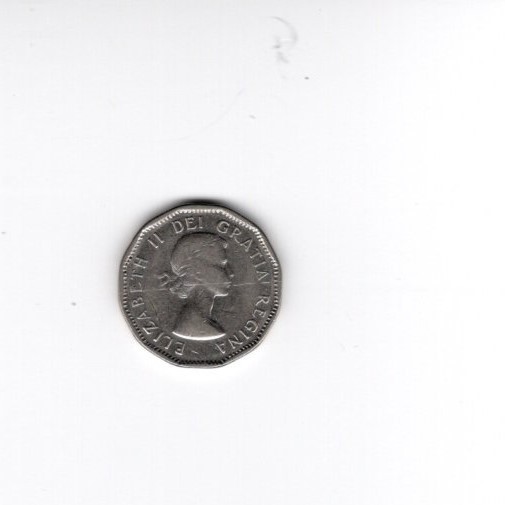 1958 Canadian Nickel Very Nice Condition