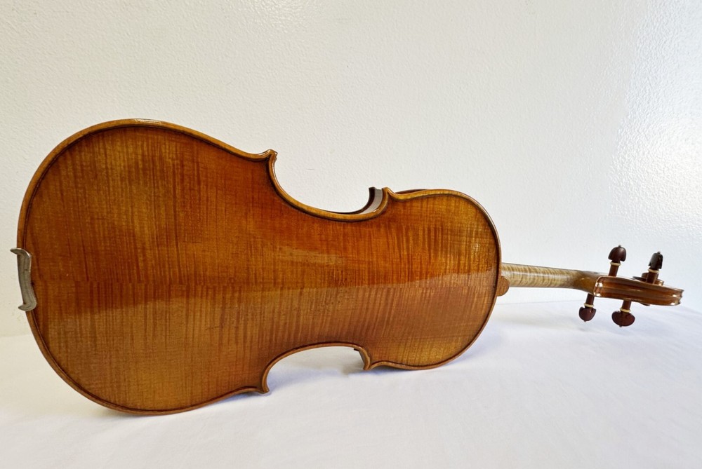 VIOLA 16" SIZE, PROFESSIONAL SETUP + DOMINANT STRINGS + AUBERT BRIDGE +CASE+BOW