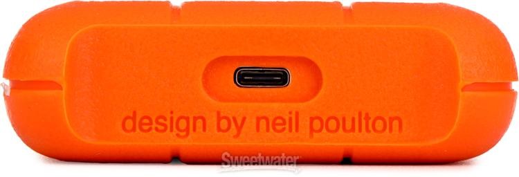 LaCie Rugged USB-C 4TB Portable Hard Drive