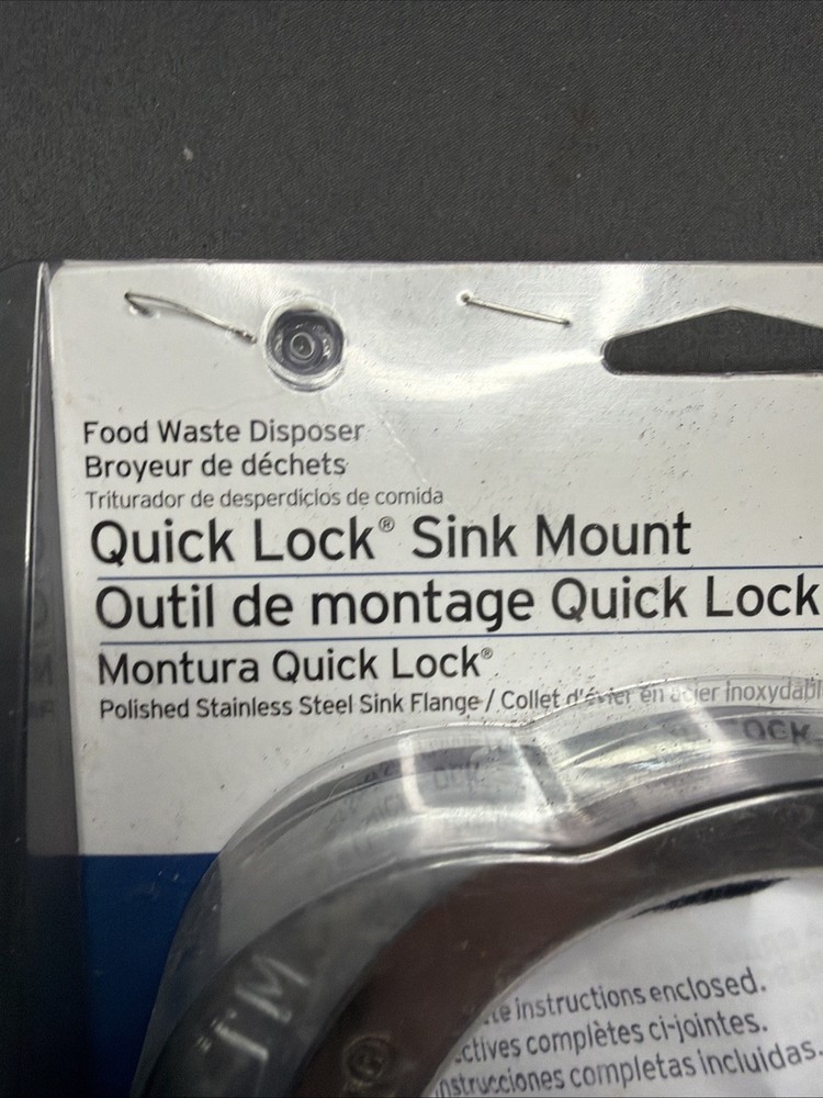 InSinkErator QLM-00 Quick Lock Mount Stainless Steel 77105