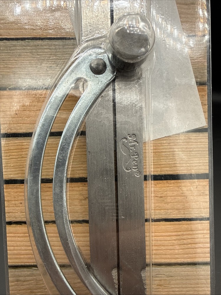 Professional Woodworking Compass w/ Wing & Pencil Holder, 12" Drawing/Drafting