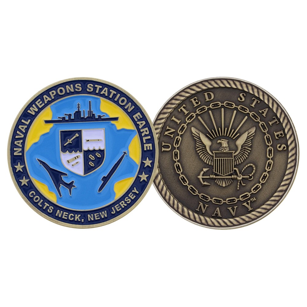 USN NWS EARLE COIN
