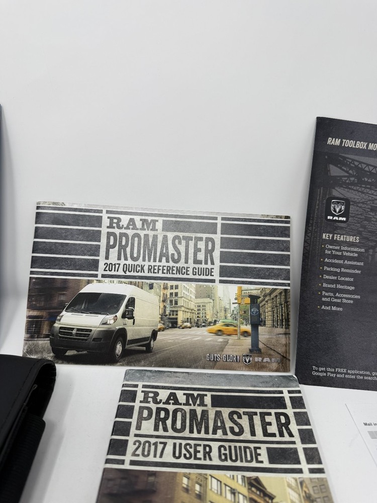 2017 RAM Promaster Owners Manual OEM Complete Set