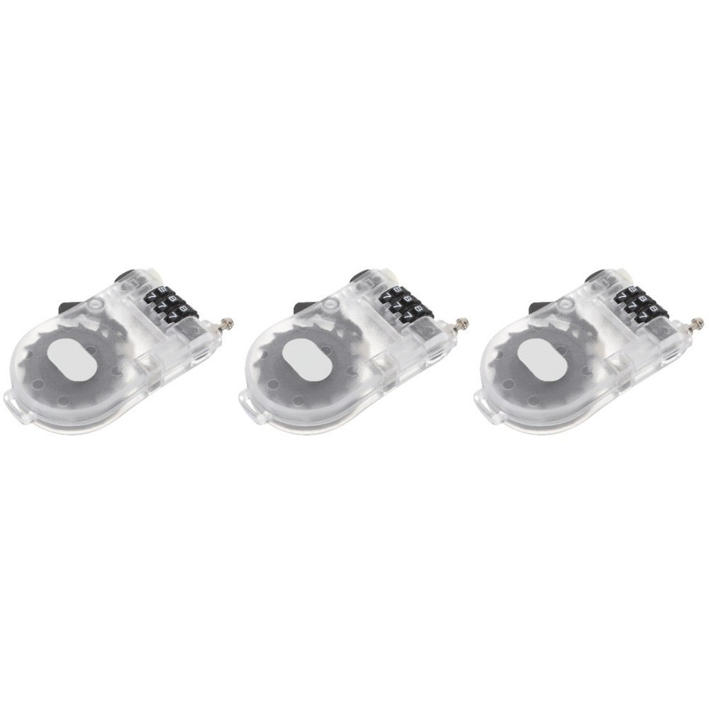 3 PCS Snowboard Type Lock High-security Bike Anti Theft Handlebar