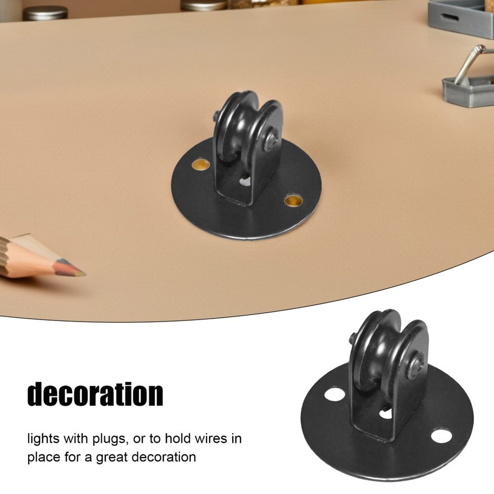 Pulley Wheel Pulley Attachment Lifting Replacement Roller Wall Mount Pulley