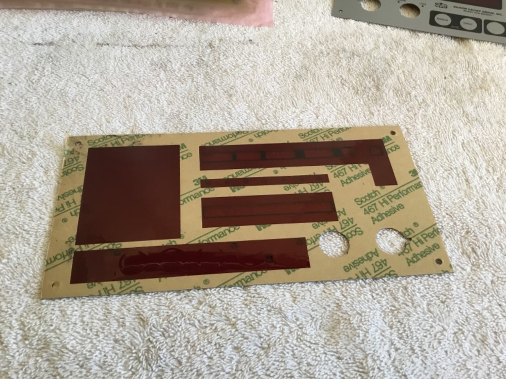 Silicon Valley Group TOWER DISPLAY ALPHA-NUMERIC SVG-8020SSC wafer scrubber