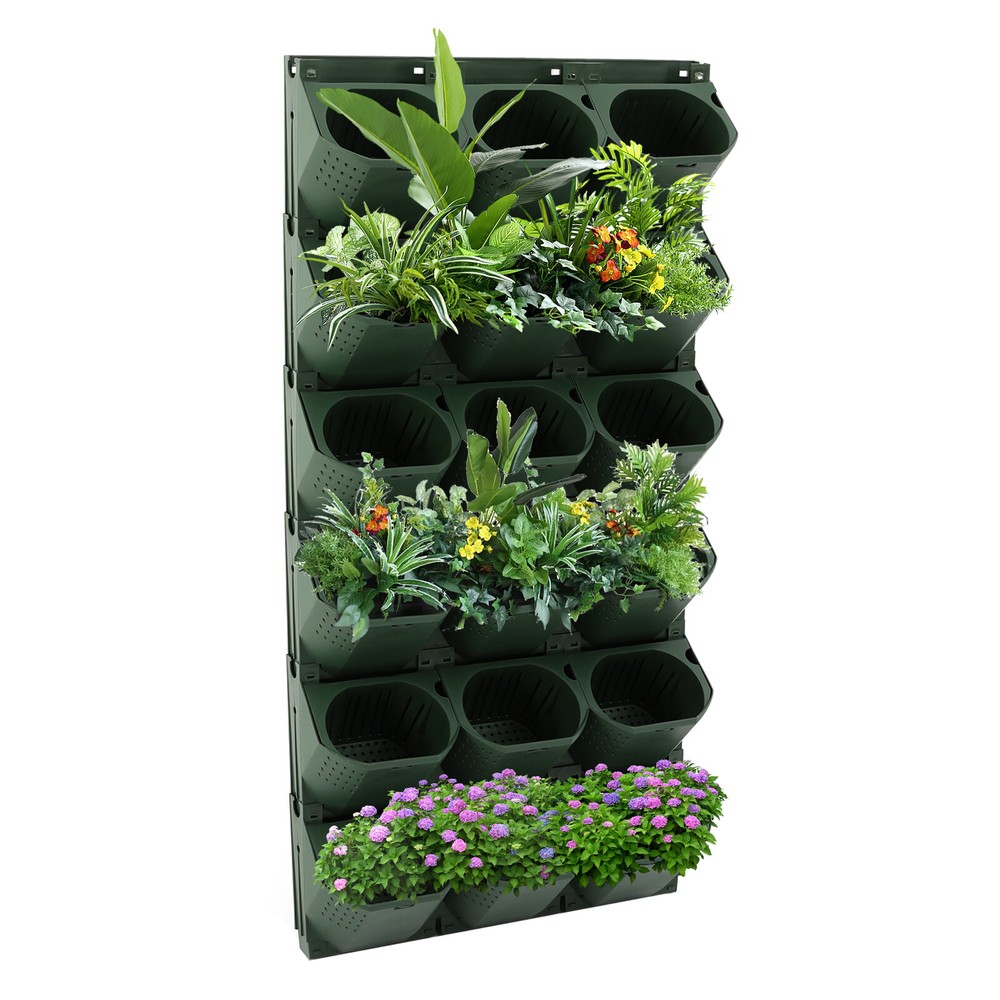 Vertical Wall Planter with 36 Pots - Space-Saving Garden Solution