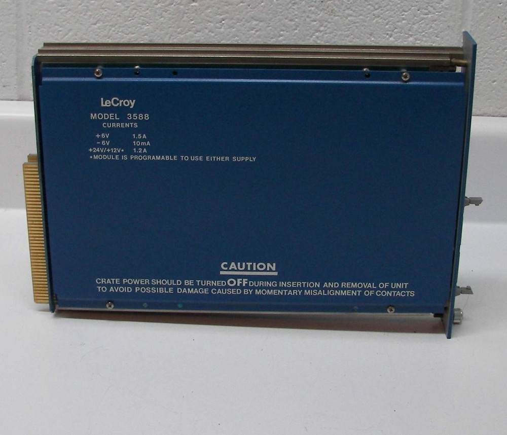 LECROY 3588 HIST MEM CURRENTS CAMAC MODULAR