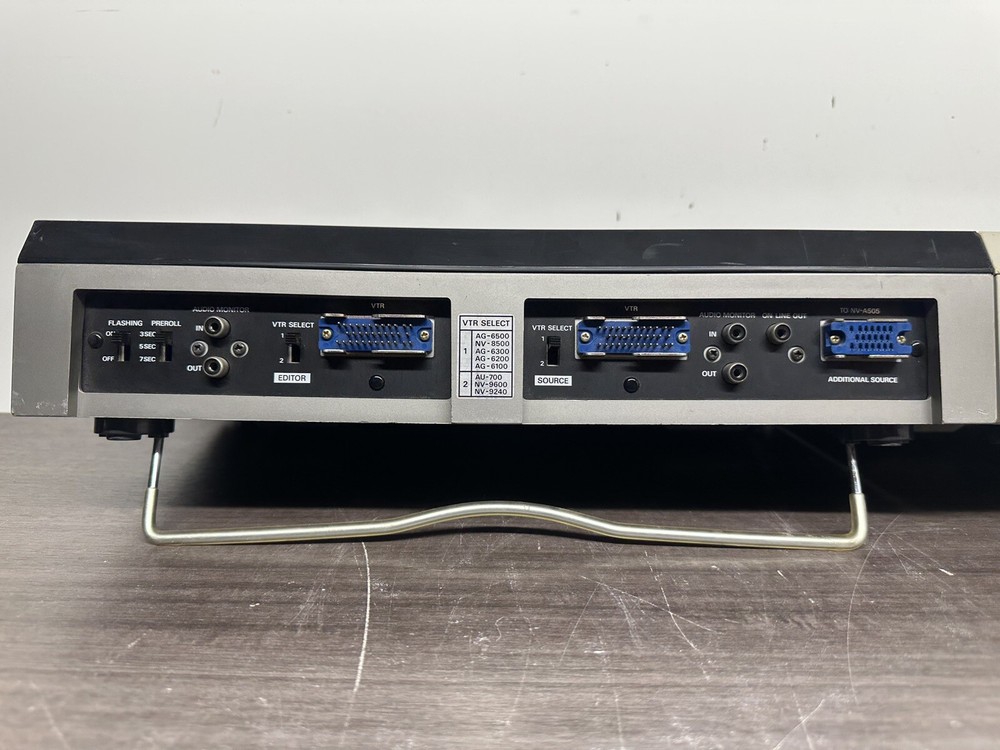 2 Panasonic Linear Video Edit Controller AG-A650 & AG-A750 - G54