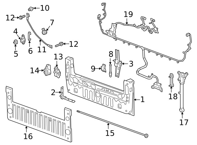 Genuine GM Support Strut 85615852