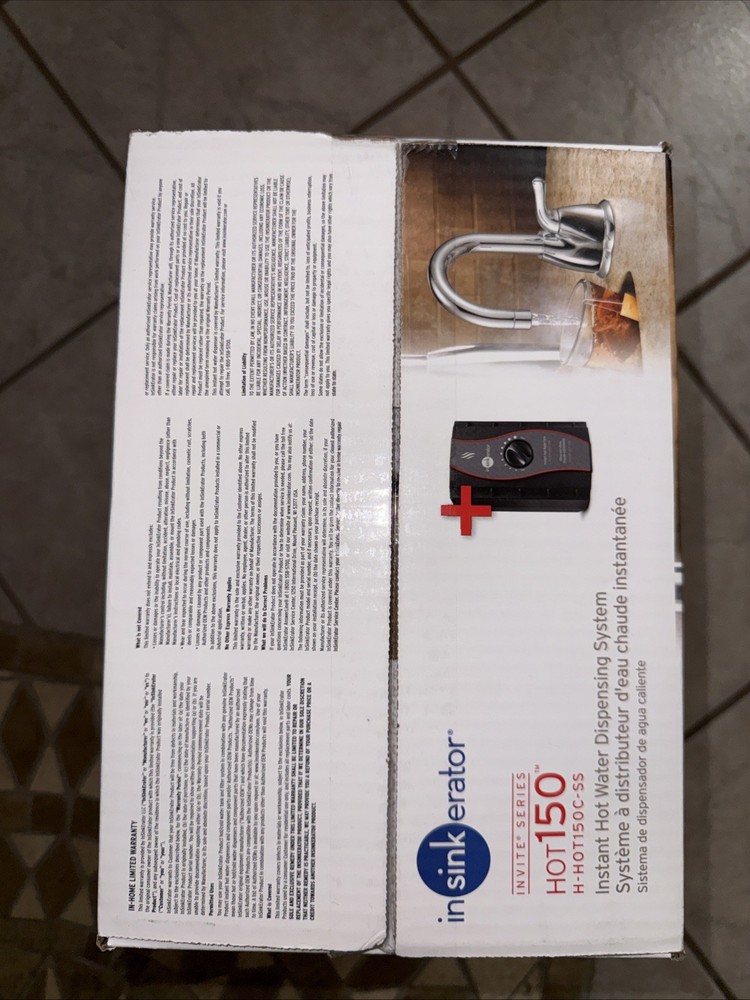 InSinkErator® Invite HOT150 Instant Hot Water Dispenser System