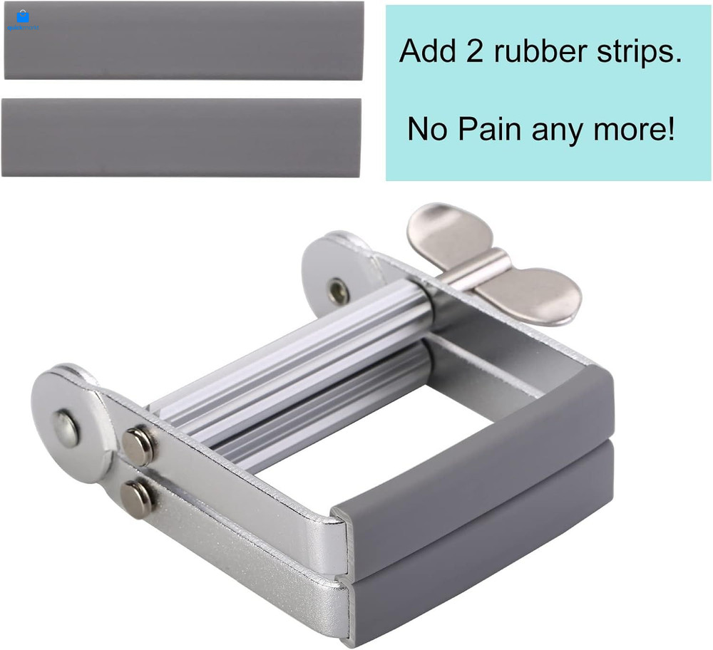 Toothpaste Squeezer, Metal Tube Squeezer Paint Wringer Silver