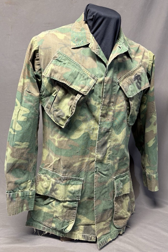 Named USMC ERDL Uniform 1969 Dated Vietnam War Original Small-Regular