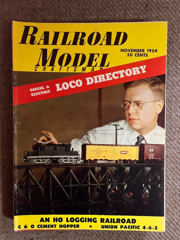 Railroad Model Craftsman Magazine November 1954